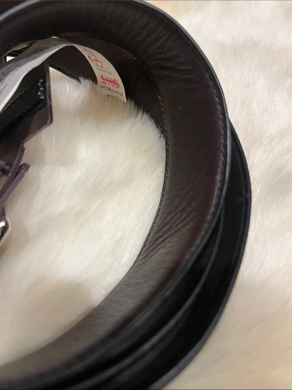 New coach outlet  reversible cut to size belt
